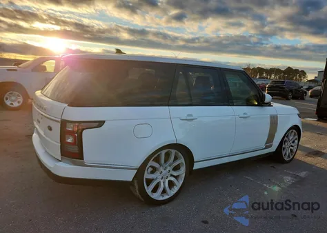 2016 Land Rover Range Rover Hse z USA, uszkodzony, nr VIN SALGS2PF5GA285712